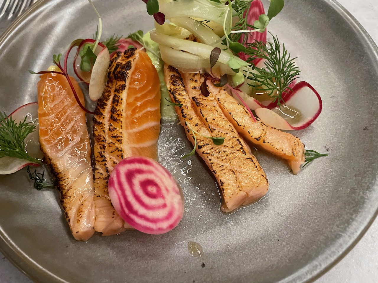 Flamed Salmon - SW16 Bar and Kitchen
